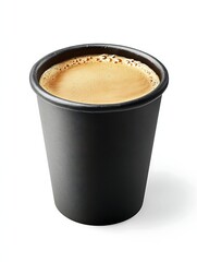 Takeaway Coffee Cup with Steam Rising – Cozy Café Vibes