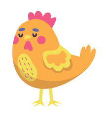 Hand-drawn easter element collection