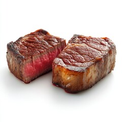 Two cooked steaks, side by side (1)