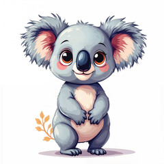 Fototapeta premium Adorable Cartoon Koala Vector Illustration