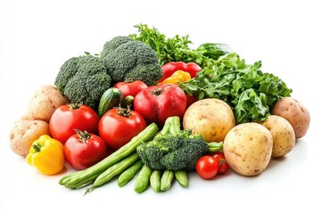 Colorful fresh vegetables studio shot