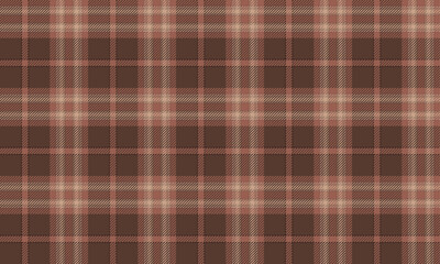 Seamless plaid pattern, brown, beige, orange tones, designed with classic patterns, suitable for clothing design such as skirts and pants, adding prominence and warmth.