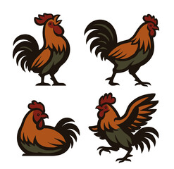 Modern Roster Logo Vector pack