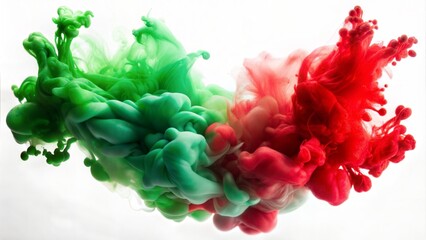 Obraz premium Colorful Ink Cloud. 