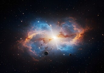 Cosmic Nebula, Planets, Stars Astrophotography of Space and Galaxy - Astronomy, Universe, Celestial Bodies, Deep Space.
