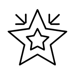 star icon vector graphic illustration design template for web and print usage one hundred character