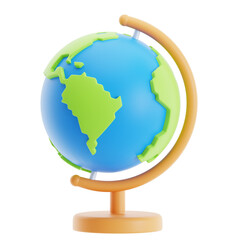 Globe 3D Illustration