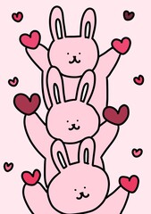 사랑 가득 토끼  © 한나 이