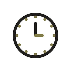 03.00 Clock Icon - Red Line Color