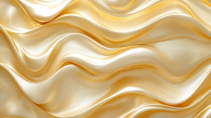Obraz premium Golden fabric ripples