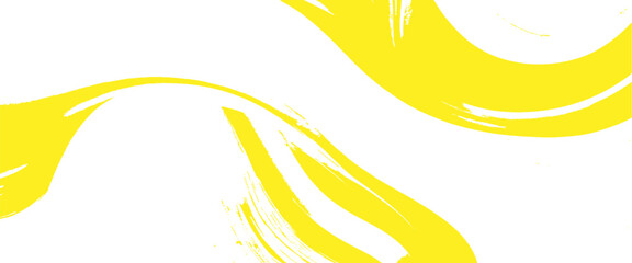 Vector style yellow and white realistic liquid marble brush grunge