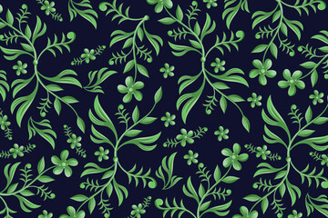 florals pattern. hand drawn florals vector background.