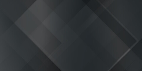 black color abstract background with geometric lines, minimalist background in black tones with luxury geometric stripes, dark black Geometric banner design for design, Black and gray polygon.