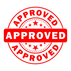 Approved Stamp Seal for Certification and Authorization

