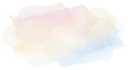 Obraz premium Abstract Watercolor Splash with Pastel Hues Perfect for Gentle Backgrounds