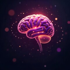 Fototapeta premium 3d rendered illustration of human brain