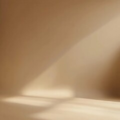 Soft Natural Light Casting Shadows in Warm Indoor Space