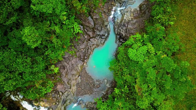Costa Rica Rio Agrio Bajos del Toro Catarata River