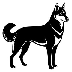 Obraz premium vector illustration of a dog