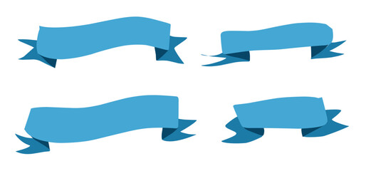 set of ribbon with blank space congratulations flayer shape  (20241210061033).eps