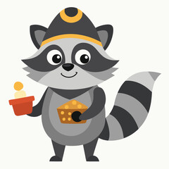 Obraz premium halloween penguin with blank sign