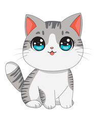 Cat Cartoon Character Chubby Animal Mascot