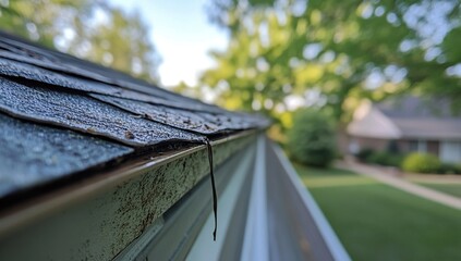 Inspecting Damaged Roof Shingles: Identifying and Repairing Leaks and Wear, Ensuring Home Protection.