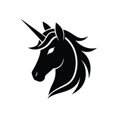 horse head silhouette vector