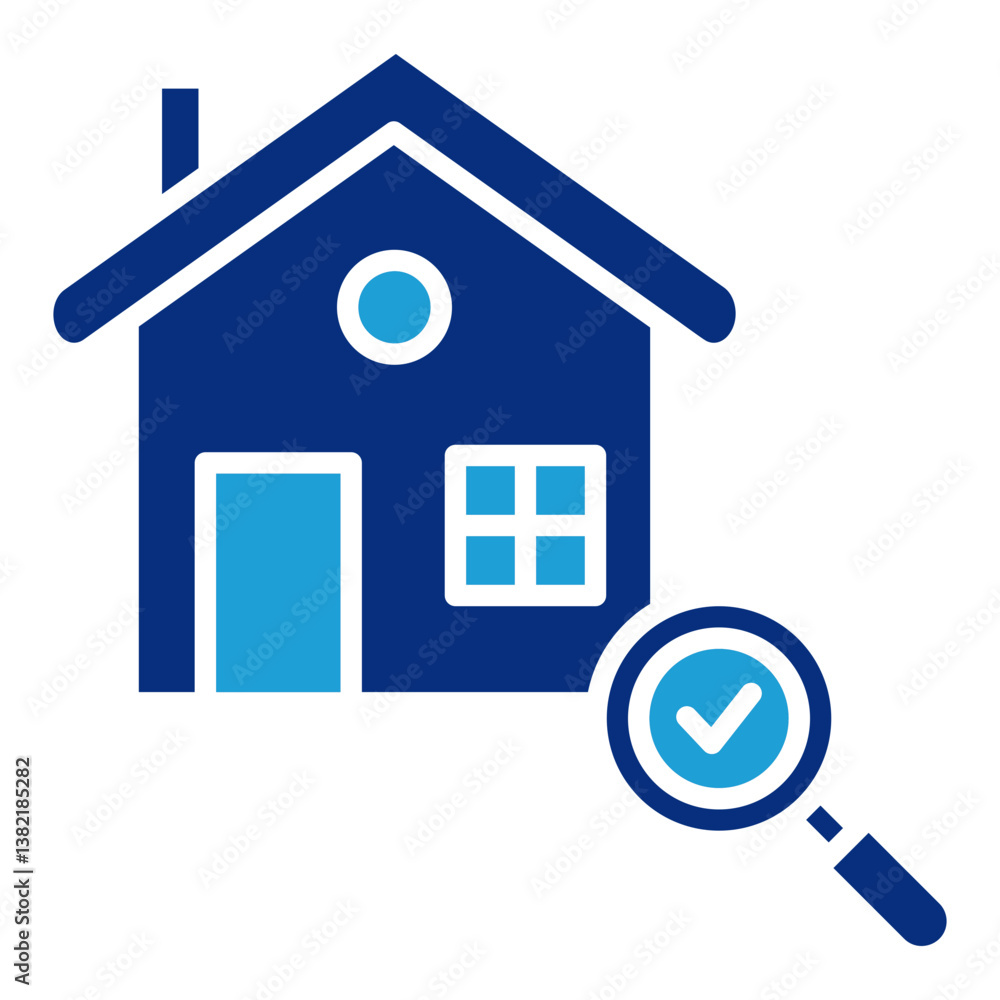Poster monitoring icon element for design