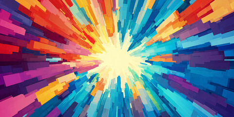 Colorful geometric abstract background