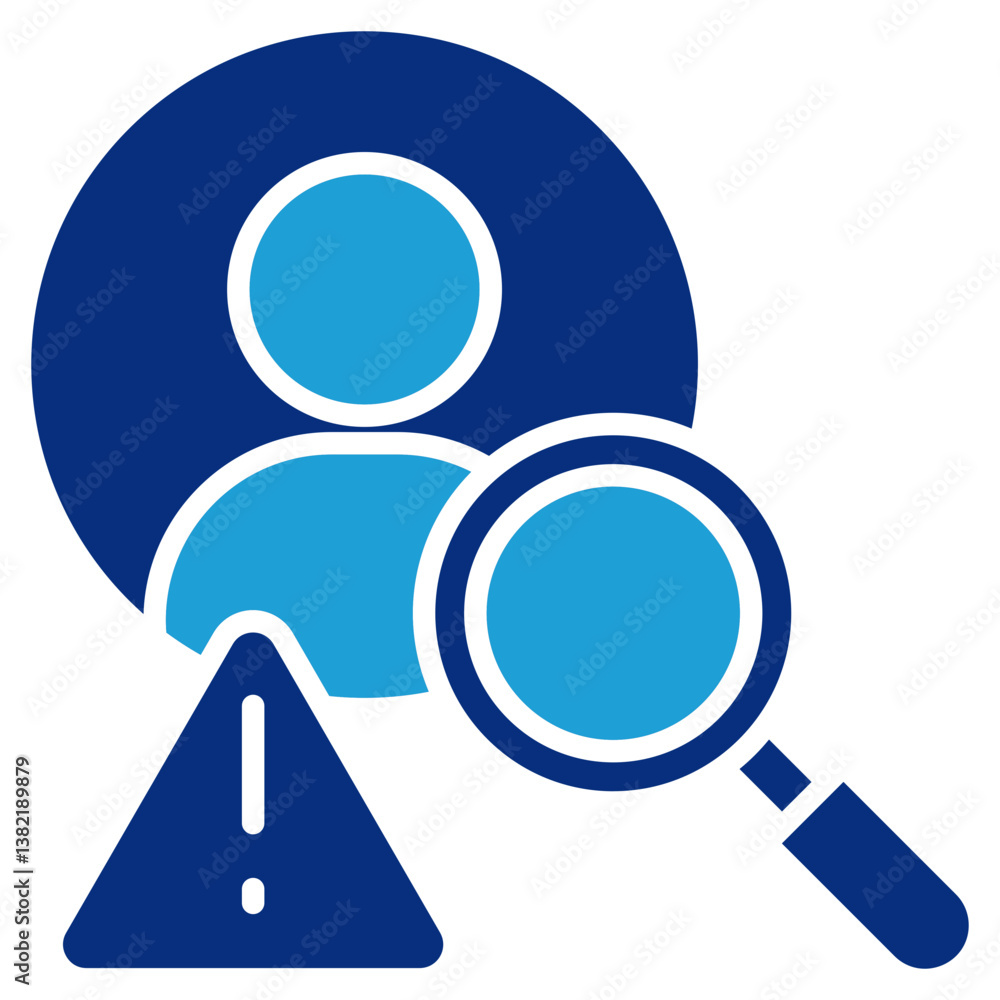 Poster identification icon element for design