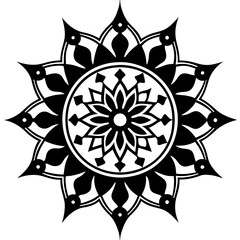 abstract flower design