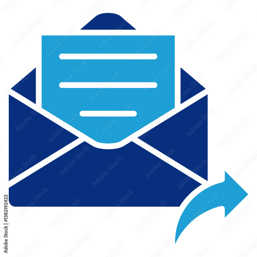 Poster response icon element for design
