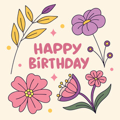 Happy Birthday, Happy Birthday wishing card, Happy Birthday celebration