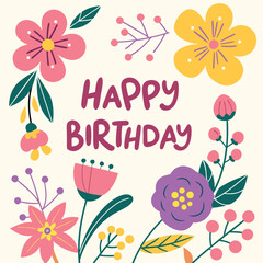 Happy Birthday, Happy Birthday wishing card, Happy Birthday celebration