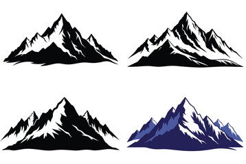 vector illustration of mountain landscape