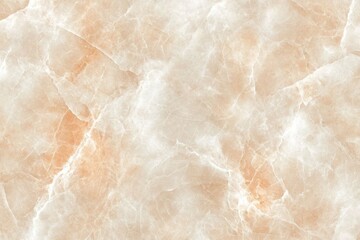 Fototapeta premium Light Beige Marble Texture with Soft Cream and Peach Veins