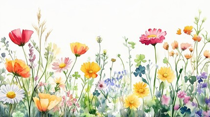 Naklejka premium illustrative botanical divider