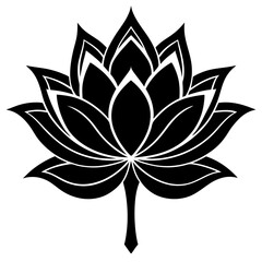 vector illustration of an abstract flower