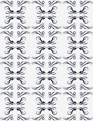 Fototapeta premium seamless pattern with floral elements