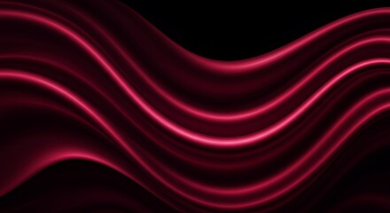 Obraz premium Crimson Flow AI Generated