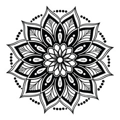  Mandala Design , Mandala art, Black and white Mandala