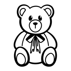 A fluffy brown teddy bear, its soft fur gently tousled, adorned with a delicate pink ribbon tied neatly around its neck.  Close-up, soft lighting.