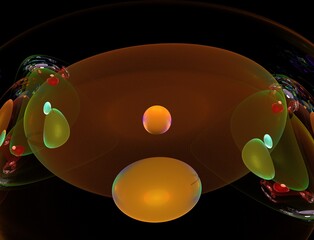 Imaginatory fractal abstract background Image