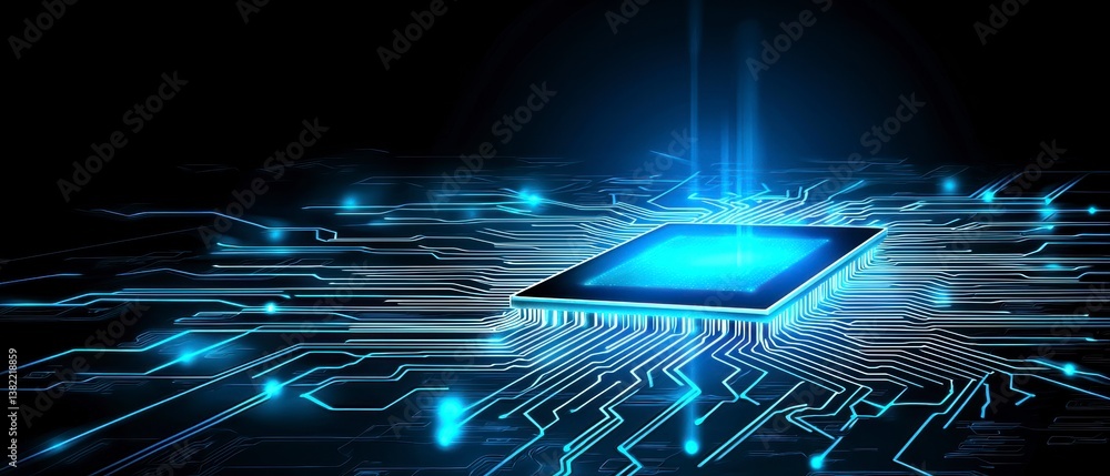 Aufkleber innovative technology showcase digital realm visual art futuristic environment macro perspective hig
