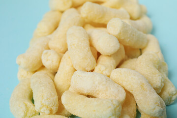 Corn sticks, concept of tasty snack food