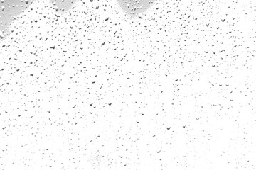 water drops on a glass