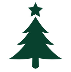 Christmas tree green vector. 