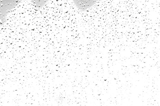 water drops on a glass