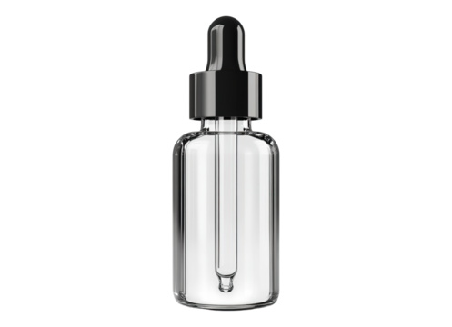 clear dropper bottle